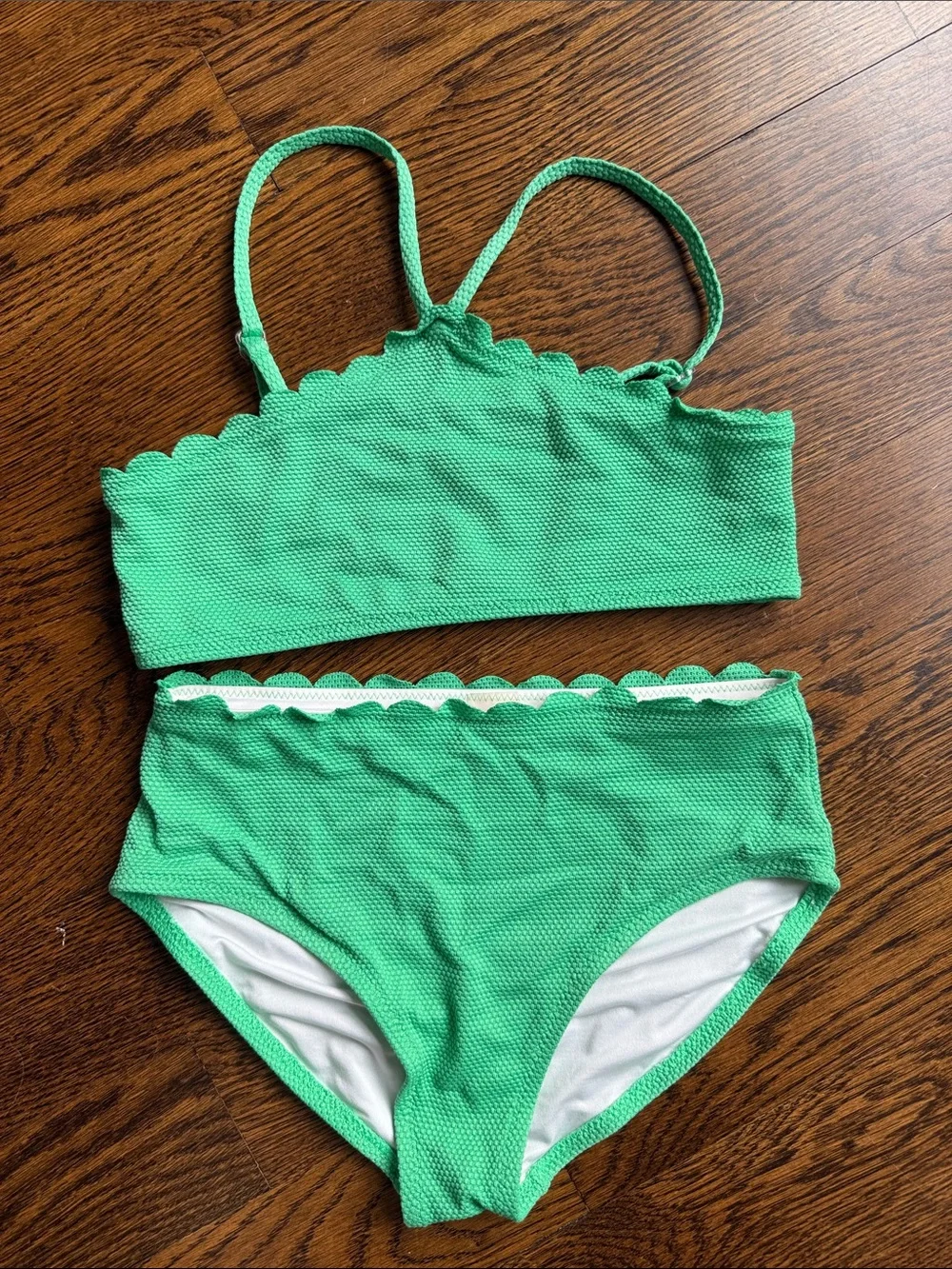 Old Navy Pink Swirl and Green Mix Girls' Swim Set Bundle